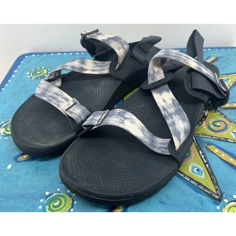 Chaco Men's Lowdown Sandals - Faded Blue Fog Size 12 Good Condition